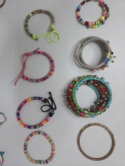 67pc Maximalist Jewelry Bundle Eclectic Mixed Media, Rainbow Beads, Summer Pride