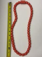 African Coral Necklace Traditional Africa Beaded Style Jewelry