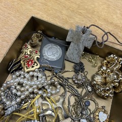 Vintage Lot Of Mixed Costume Jewelry