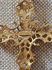 Vintage Avon Cross 3″ & Sarah Coventry Pendant Necklace Lot of 2