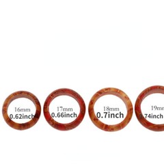 50pcs Mixed Styles Finger Rings Men Women Fashion Natural Wooden Rings Party