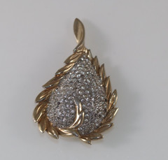 Vintage Jomaz Joseph Mazer Rhinestone Brooch