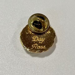 Vintage Mother’s Day Rose Pin Gold Tone Flower Gift Mom Holiday Special Occasion