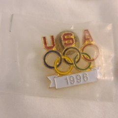 Lot Of 25+ Vintage & Recent Pins Pin-backs 1996 Olympics Sports Vegas And More