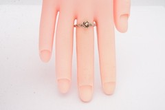 Vintage Sterling Silver 925 Flower Ring Size 6.25