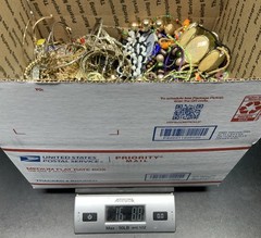 Huge XL Jewelry lot, Vintage and modern. Jewelry Repurpose Box, 16LBS, Lot#1