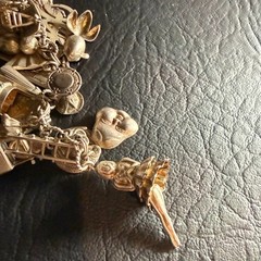 LOADED Vintage Chinese SILVER Charm Bracelet 7” 45 Charms 50 grams