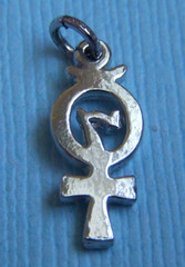 Vintage Mercury 7 NASA sterling charm