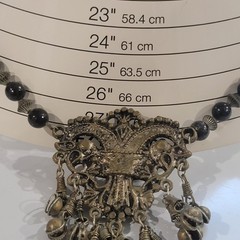 Vintage Boho Pendant African Ethnic Tribal Beaded Gypsy Necklace