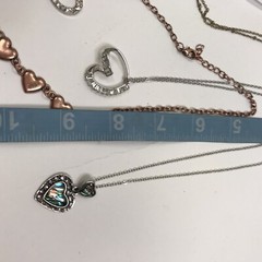 Vintage To Mod Heart Jewelry lot Love Retro Rockabilly locket 1+ pounds Coquette