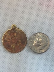 VIntage Jewelry 12KT 12K Gold Filled Charm Pendant Danecraft Its a Girl Baby