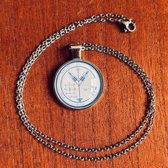 The Greater Key of Solomon: The Fourth Pentacle of Jupiter Talisman Necklace