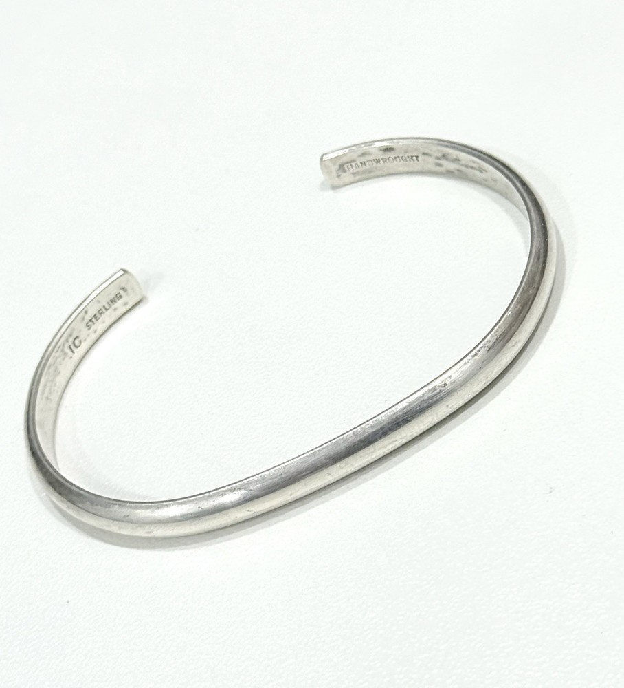 IC Handwrought Sterling Silver Cuff Bracelet 13.42 Grams