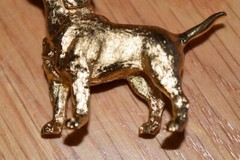 Crown Trifari Canine Collection Beagle Dog Brooch Pin Standing Labrador Figure