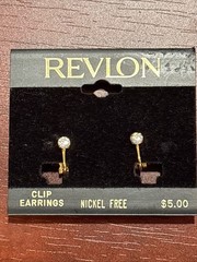 Vintage Clipon / Screw Back Earrings Lot of 7 – Swarovski & Revlon