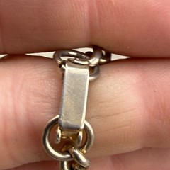 Vintage Charm Bracelet Gold Tone Chicago Illinois 6.5”