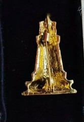 Crystal Fine Enamel Vintage Style Lighthouse Brooch Pin Jewellery Shawl Pin