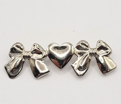 10 Heart Brooch Pins Various Materials Vintage 1980s to 1990s Colorful Whimsical