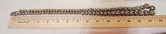 Vtg Silvertone Graduated Ball Beaded Chain Necklace 29in”- S29