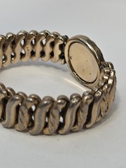 Daughters Of The American Revolution Expandable Sweetheart Bracelet Gold Tone