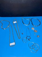 Costume Jewelry Lot! Necklaces, Earrings, Pins, Bracelets – See Pics!!