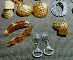 Unique Variety 16 Pair LOT All BRAND DESIGNER PIERCED EARRINGS
