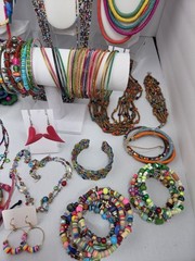 67pc Maximalist Jewelry Bundle Eclectic Mixed Media, Rainbow Beads, Summer Pride