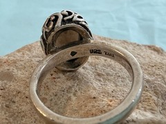 Vintage Sterling Silver 925 Silpada Smoky Quartz Gemstone Solitaire Ring SZ 6.75