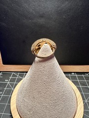 Vintage 1960s Vendome Textured Gold Dome Cocktail Ring – Size 5