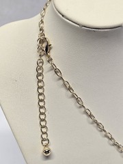 Kenneth Cole KC Enamel Rhinestone Gemstone Necklace & Earring Set