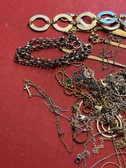 2 LB Tangled Jewelry Treasure Hunt Lot 100% UNSEARCHED Gold Tone Silver Tone