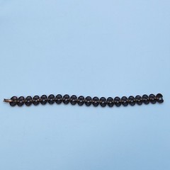 Vintage Copper Link Bracelet Mid-Century Modern Brutalist Boho Statement