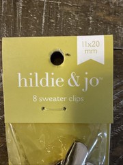Hildie & Jo Sweater Clips 8 Pc