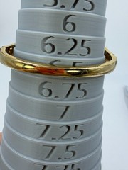 Vintage Bracelet Bypass Chunky Goldtone Hinged Chunky 6.5 in 90s Glamour Look