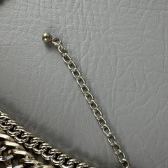 Vintage ART Arthur Pepper Necklace Gold Tone 5 Strand Chain 13-18″