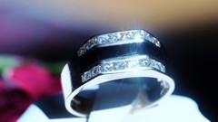 14k yellow gold ring 1.00ct onyx diamond size 10.5 vintage handmade 6.95gr