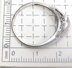 Antique Art Deco 1920’s Diamond Engagement 18KW Ring Size 8.5 UK-Q1/2 EGL USA