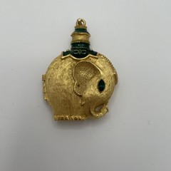 Vintage 70s Revlon Moon Drops The Rajah’s Elephant Locket Pendant No Chain