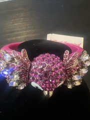 Betsey Johnson Hot Pink Owl Bracelet And Ring Set – Extremely Rare- G1