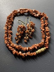 VTG Puka Shell Necklaces Real & Faux (Lot Of 6) 2 W/French Wire Earrings #76