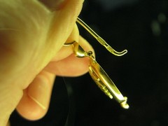 Vintage Gold Earrings 14K (583) and 18K (750) Made in Former USSR Weight 5.9g
