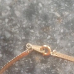 Vintage Avon Neckles And Pendant With 5 Stones