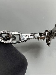 Vintage Marcel Boucher All Around Rhinestone Silver Collar Necklace 7890N