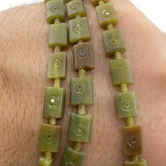 Multi-strand Afghani Jade Amazing Handmade Necklac Wth Unique & Earthy Aesthetic