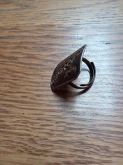Vintage SIAM THAILAND NIELLO STERLING SILVER Goddess DANCERS Ring
