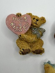 BOYD’S BEARS AND FRIEND PINS GREAT GIFT RESIN / METAL NEUTRAL COLORS SET OF 3