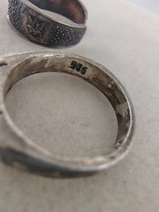Vintage 925 Sterling Silver Ring Lot 6pc Adjustable Stackable Tested Pinky Toe