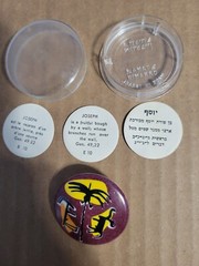 Tama Ornamin Pin Back Made in Israel “Emblem – The House Of Joseph” Melamine
