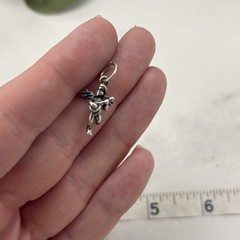 Vintage Sterling Silver Cherub Cupid Charm