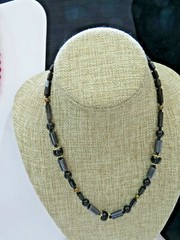 Gorgeous Vintage Mod Beaded Necklaces Lot Faux Pearls Red Black Glass Bead B3232